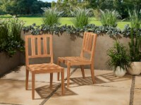 HD Designs Outdoors Everly Solid Teakwood Dining Chairs Perspective: Main