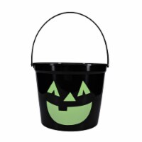 Holiday Home Jack O Lantern Face Black Jumbo Treat Halloween Bucket
