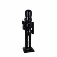 Holiday Home 14" Wooden Nutcracker with Sword - Black Perspective: Main