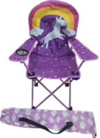 Glacier's Edge Youth Camping Chair - Starlight Unicorn