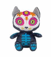 Holiday Home Halloween Day of the Dead Cat Plush Perspective: Main