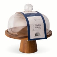 SDS for HD Designs Wood Cake Stand with Glass Cloche Perspective: Main