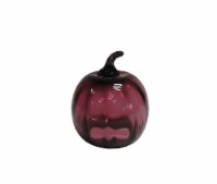 HD Designs Glass Pumpkin Decorative Accent