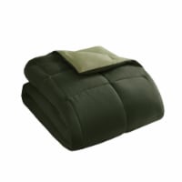 Everday Living® Reversible Down Alternative Comforter - Green Perspective: Main