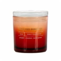 Holiday Home Glass Candle Toasted Pumpkin Perspective: Main