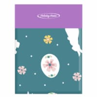 Holiday Home® Easter Peva Flannel-Backed Vinyl Talblecloth - Eggs & Bunnies Perspective: Main