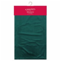 Holiday Home® Green Velvet Table Runner Perspective: Main
