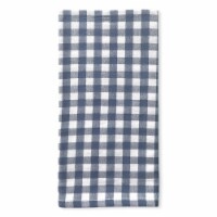 HDO Blue Gingham Check Cotton Napkins Perspective: Main