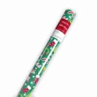 Holiday Home 30" Festive Design Christmas Wrapping Paper Gift Wrap Perspective: Main