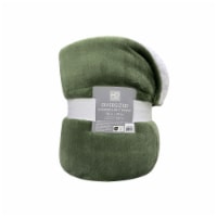 HD Designs Oversized Microplush Throw Blanket - Embossed Green Perspective: Main
