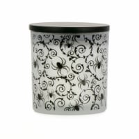 Holiday Home Halloween Jar Candle Decorative Spider Web Perspective: Main