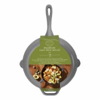 Dash of That® Skillet Enameled Cast Iron - Grey Perspective: Main