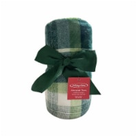 Holiday Home® Microplush Throw - Hawthorne Plaid Perspective: Main
