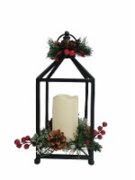 Holiday Home LED Black Lantern Christmas Décor Perspective: Main