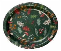 Holiday Home 12" Paper Oval Platter - Print 2