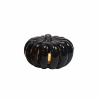 Holiday Home LED Ceramic Pumpkin - Black Perspective: Main