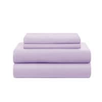 Everyday Living® Microfiber Sheet Set - Purple Perspective: Main