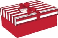 Holiday Home Medium Rectangular Gift Box - Red Perspective: Main