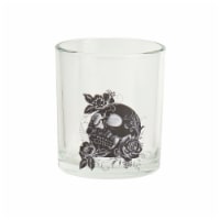 Holiday Home Halloween Skull Double Old Fashioned Glass Perspective: Main