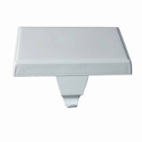 Holiday Home Metal Flat Top Stocking Holder Christmas Decoration - Matte White Perspective: Main