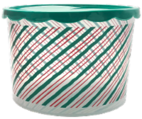 Holiday Home Cookie Tub Candy Cane Perspective: Main