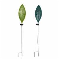 HD Designs Outdoors Leaf Solar Stake - 2 Count