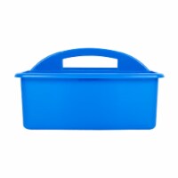 OfficeWorks 3 Compartment Caddy - Blue Perspective: Main