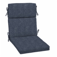 HD Designs Outdoors High Back Dining Chair Cushion - Spellbound Blue Perspective: Main