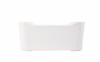 Office Works White Storage Bin Perspective: Main