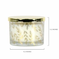 Silkcraft® Gold Vine Candle Perspective: Main