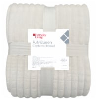 Everyday Living® Corduroy Blanket - White Perspective: Main