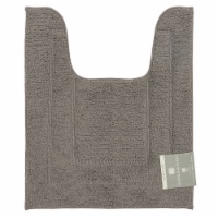 HD Designs Signature Contour Bath Mat - Excalibur Gray Perspective: Main