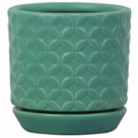 HD Designs Rosaline Pot - Mermaid Teal Perspective: Main
