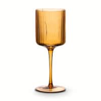 SDS for HD Designs Ribbed Wine Glass - Amber Perspective: Main