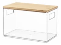 Everyday Living Handled Clear Bin + Bin Perspective: Main