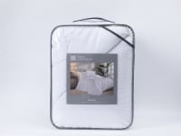 HD Designs Dunaway Collection Waffle Comforter Set - White Perspective: Main