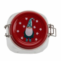 Holiday Home Christmas Falling Snow Clamp Jar