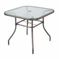 HD Designs Outdoors Square Glass Top Dining Table