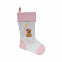 Holiday Home Stocking Babies 1st Pink Christmas Décor