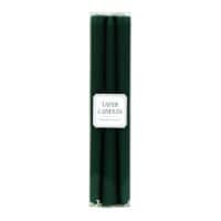 Holiday Home Tapered Candles Unscented - Green Perspective: Main