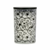 Holiday Home Halloween Jar Candle Decorative Spider Web Perspective: Main