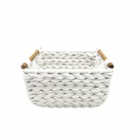 HD Designs Rectangular Woven Cotton Rope Basket Perspective: Main