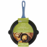 Dash of That® Skillet Enameled Cast Iron - Blue Perspective: Main