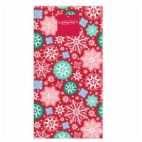 Holiday Home® All Over Snowflake Dual Terry Kitchen Towel Perspective: Main