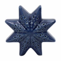 HH 4.8in LED Ceramic Snowflake Blue Perspective: Main