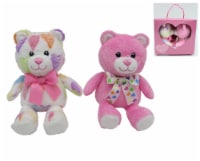 Holiday Home Valentine s Day Bears White with Multi Color Hearts 2 pack Kroger