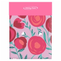 Holiday Home Valentine's Roses Vinyl Tablecloth Perspective: Main