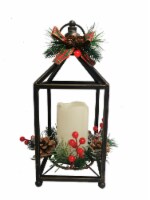 Holiday Home LED Bronze Lantern Christmas Décor Perspective: Main