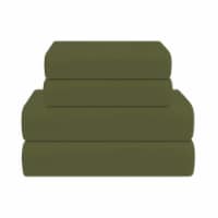 Everyday Living Jersey Sheet Set King - 4 Pack Clover Perspective: Main
