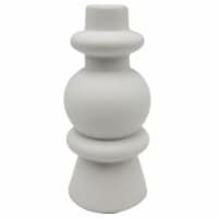 Holiday Home® Easter 7.4in Ceramic Candle Holder - White Perspective: Main